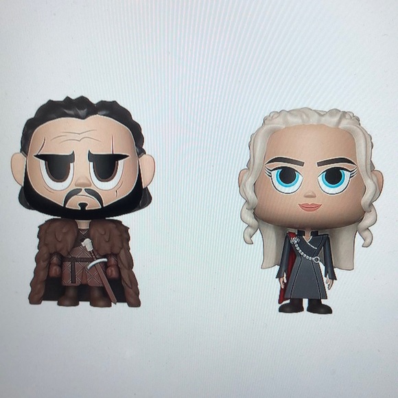 Vynl Jon Snow & Daenerys Targaryen Figures/New - Picture 2 of 6